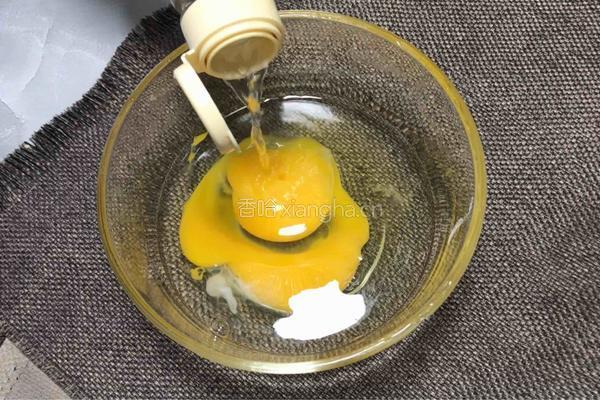 青菜炒鸡蛋的做法图解1