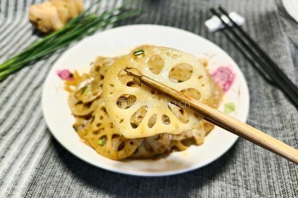 姜汁藕片的做法图解8