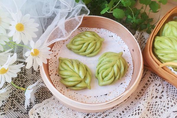 菠菜柳叶馒头的做法图解16