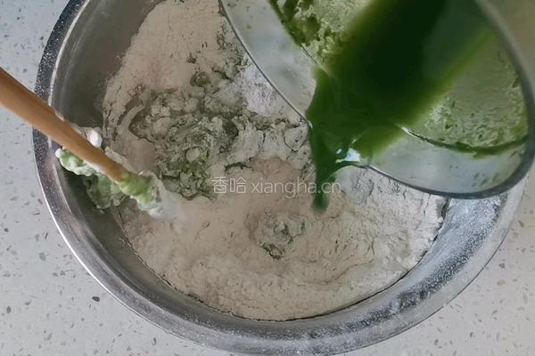 菠菜柳叶馒头的做法图解5