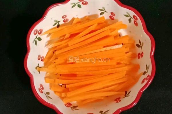 茭白炒肉丝的做法图解4