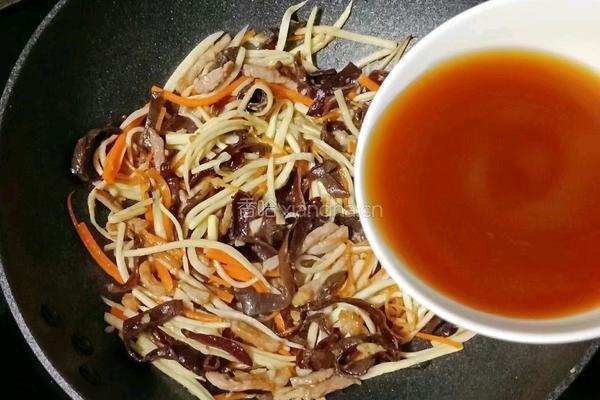 茭白炒肉丝的做法图解14