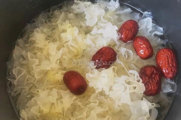 红枣桃胶银耳羹的做法图解5
