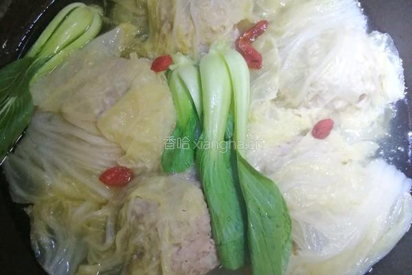 清汤狮子头的做法图解12