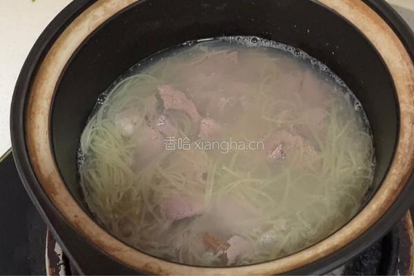 猪肝面线的做法图解5