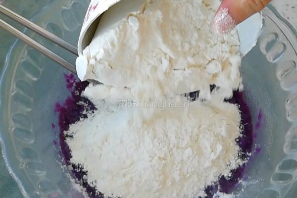 紫薯豆沙福袋的做法图解4