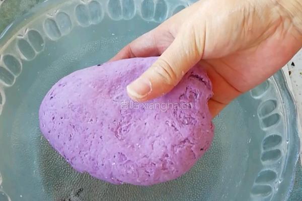紫薯豆沙福袋的做法图解5