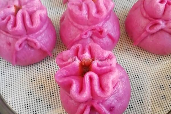 紫薯豆沙福袋的做法图解11