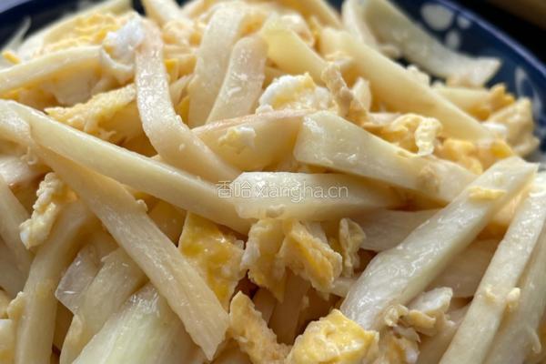 茭白炒鸡蛋的做法图解8