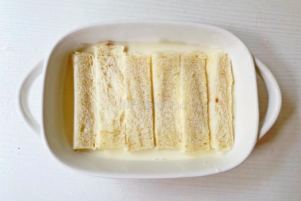法式牛奶烤吐司的做法图解8