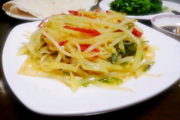 家常土豆丝的做法图解9