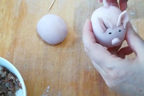 小猪鲜肉包的做法图解10