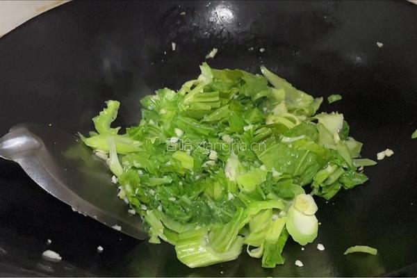 蒜蓉芥菜的做法图解5