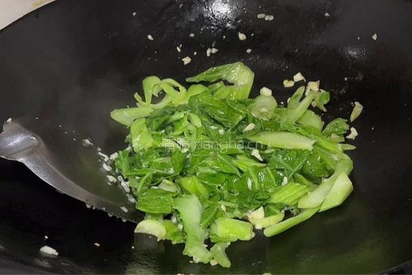 蒜蓉芥菜的做法图解7