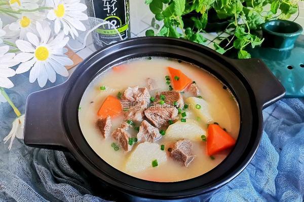 胡萝卜山药羊肉汤的做法图解14