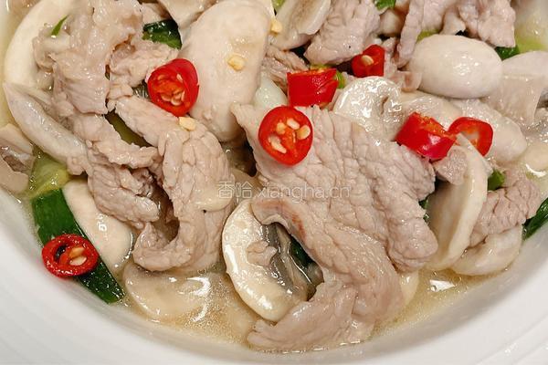 肉片炒蘑菇的做法图解10