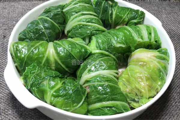 白菜包肉的做法图解8
