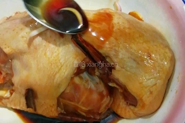 家庭版烤鸭的做法图解2