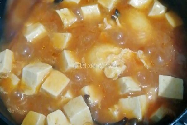 豆腐炖蛋的做法图解8
