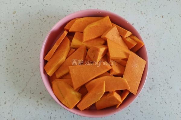 南瓜香蕉芝士饼的做法图解2