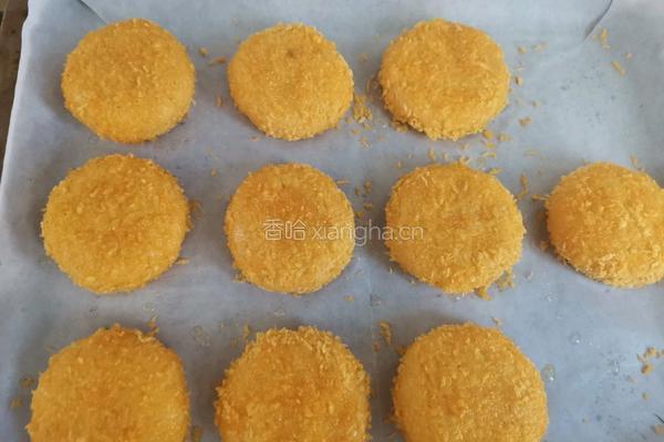 南瓜香蕉芝士饼的做法图解13