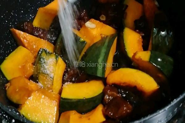红烧肉炖南瓜的做法图解4