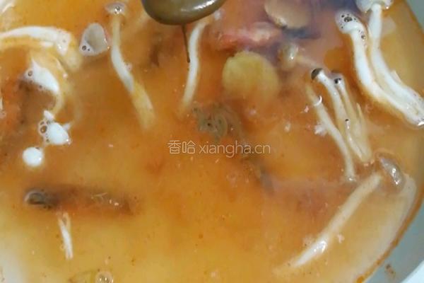 鲜虾热汤面的做法图解5