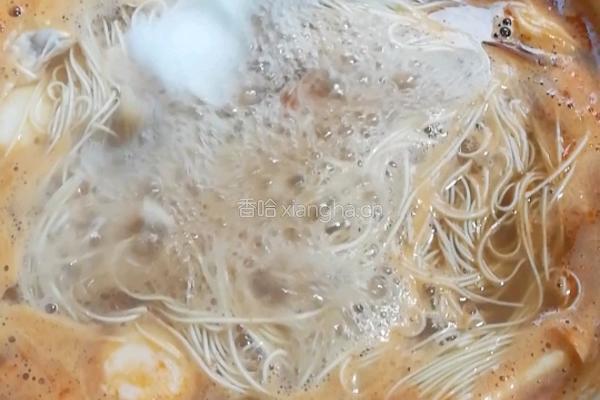 鲜虾热汤面的做法图解10