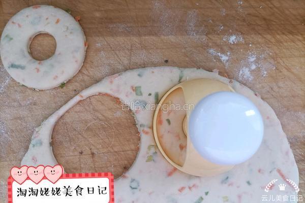 蔬菜甜甜圈的做法图解9