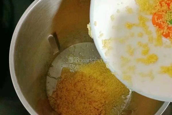 南瓜小米糊的做法图解3
