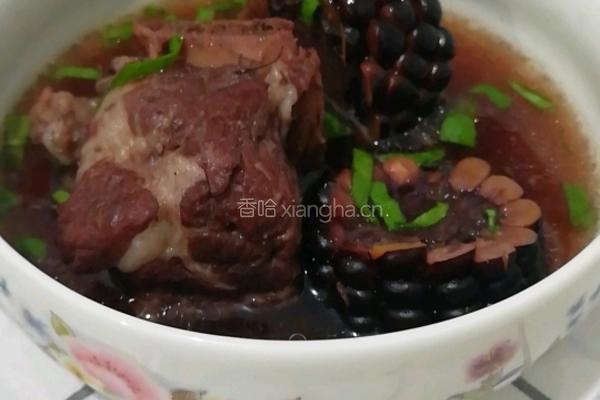黑玉米猪骨汤的做法图解7