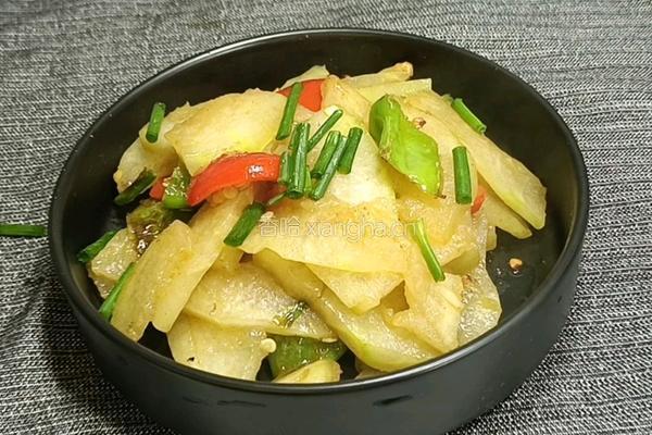 辣椒炒冬瓜的做法图解7