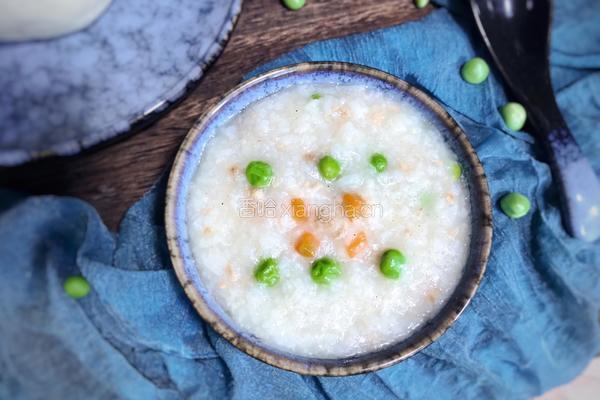 豌豆肉末粥的做法图解10