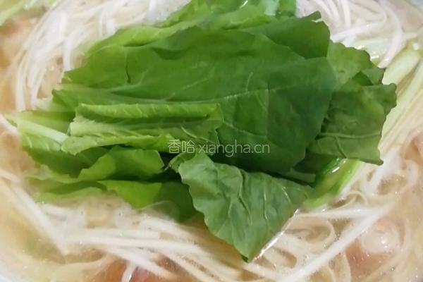 肉丝热汤面的做法图解7