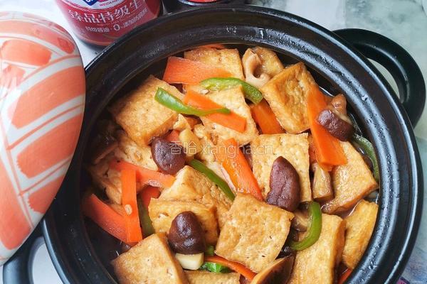砂锅香菇豆腐煲的做法图解4