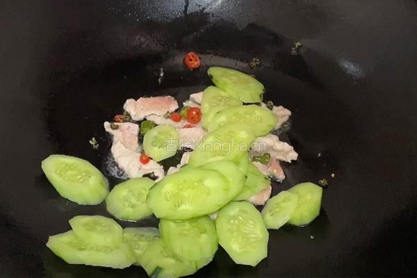 肉片炒黄瓜的做法图解5
