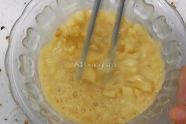 苹果鸡蛋饼的做法图解3