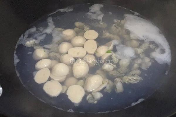 紫菜丸子海蛎汤的做法图解4