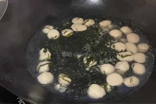 紫菜丸子海蛎汤的做法图解8