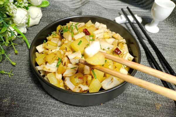 酸辣土豆藕丁的做法图解9