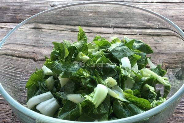 白菜冻豆腐皮蛋粥的做法图解4
