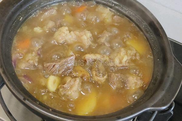 咖喱牛肉炖土豆的做法图解10