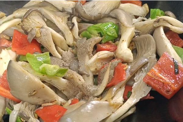 平菇炒肉的做法图解9