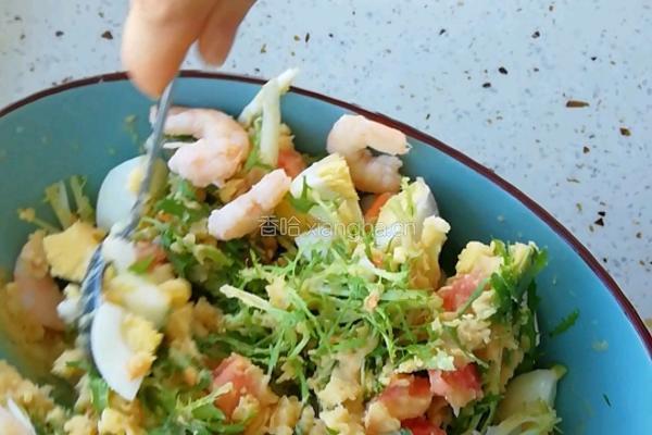 土豆泥青菜沙拉的做法图解6