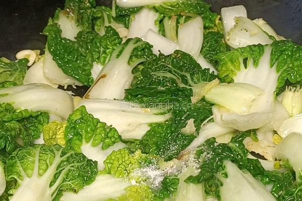 清炒菊花白菜的做法图解5