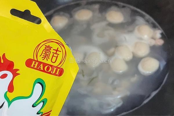 虾仁紫菜河粉的做法图解5