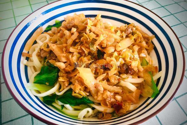酸菜羊肉拌面的做法图解10