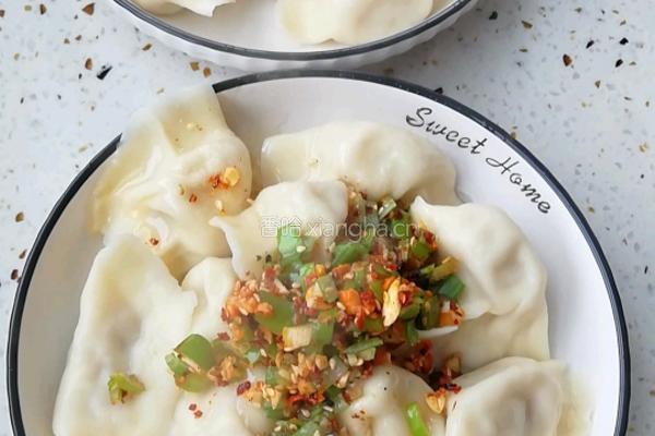 油泼饺子的做法图解4
