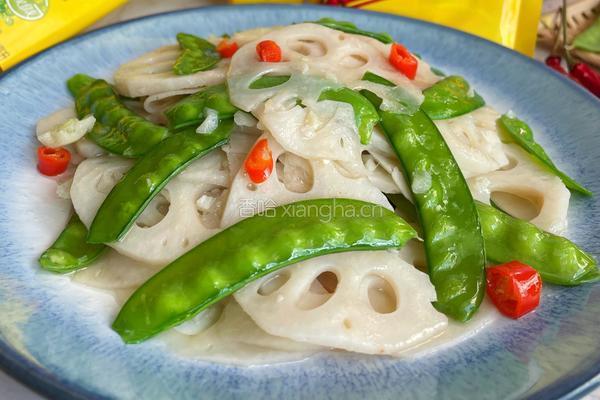 荷兰豆炒藕片的做法图解10