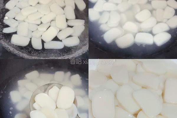 鸡肉丝炒年糕的做法图解2